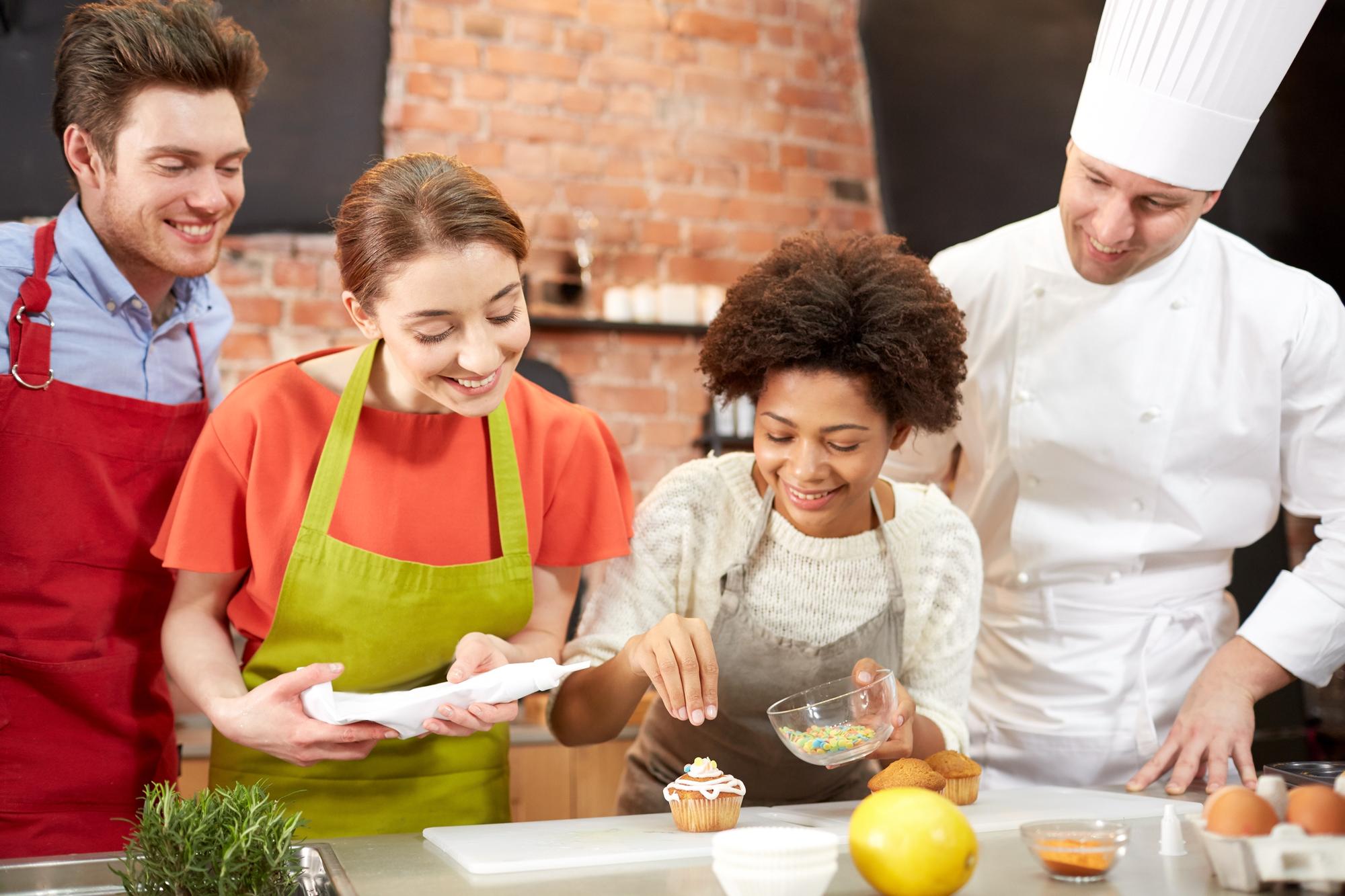 Lezione in cucina dal vivo